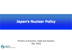 Japan's Nuclear Policy