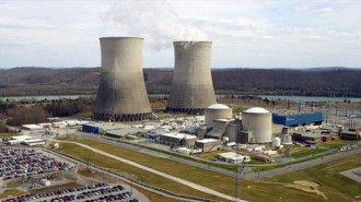 今年２月現在のワッツバー原子力発電所©ＴＶＡ