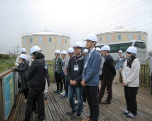 大間原子力建設所見学の様子