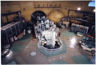 Inside the reactor building at the FBR Monju