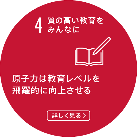 4.質の高い教育をみんなに/原子力関連企業は従業員の教育・訓練に投資している