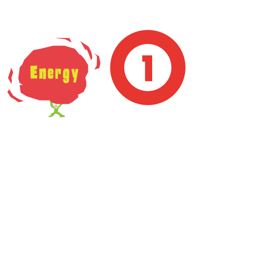 1.少しの燃料で大きなエネルギーを生み出す