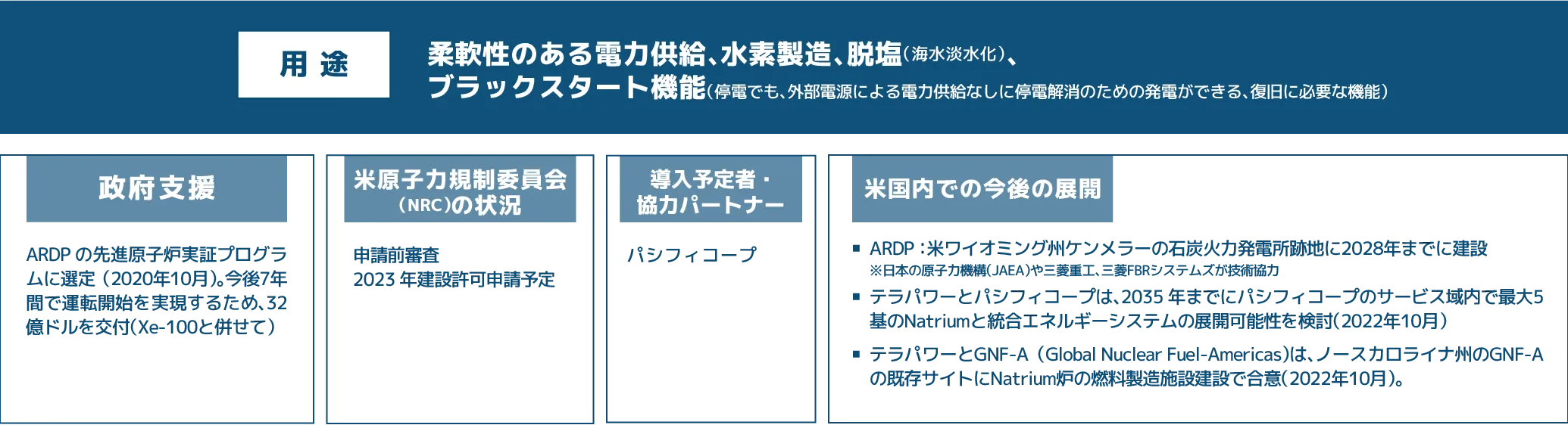 Natrium　の用途　その他情報